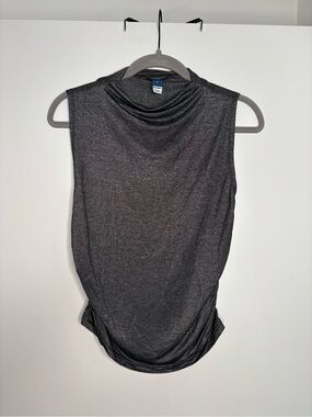 Old Navy Sleeveless Cowl Neck Top - Charcoal